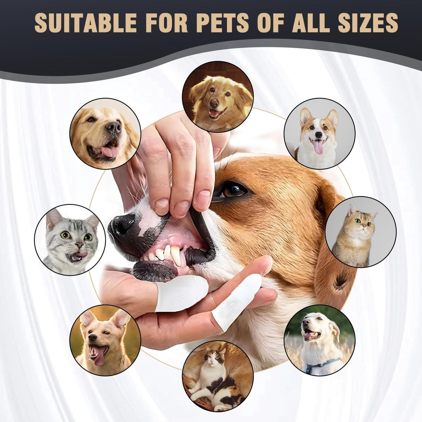 Ultrasonic Tooth Cleaner for Dogs, Dog Teeth Plaque Remover Pets Dental Care ...